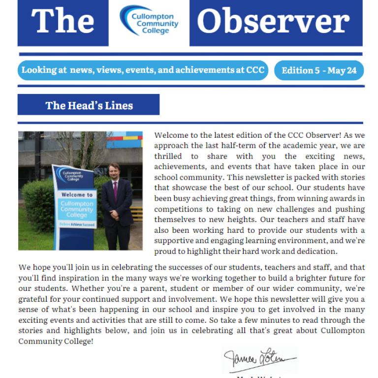 The CCC Observer